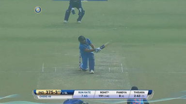 IND vs SL 2017, 2nd ODI: Rohit Sharma Six