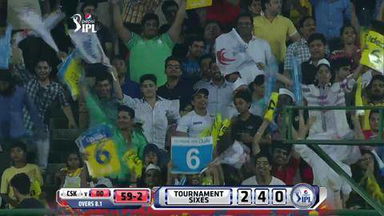 M26: DD vs CSK –  Dinesh Karthik Six