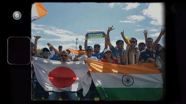 Heartwarming scenes from the historic Japan-India clash