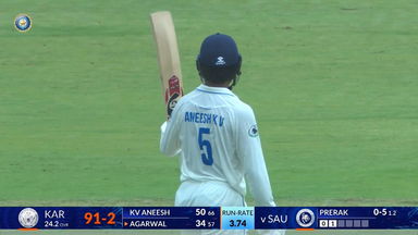 Ranji Trophy 2026-27, KSCA vs SCA: KV Aneesh steadies the ship with 59(98)