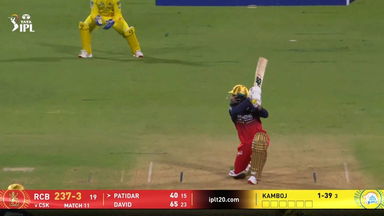 IPL 2026 M11: RCB vs CSK - Rajat Patidar Six
