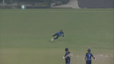 Akash Deep's diving catch