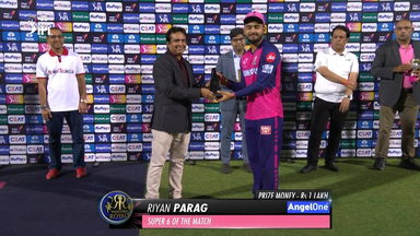 M09: RR vs DC – AngelOne Super 6 of the Match – Riyan Parag
