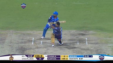 M10: DC vs KKR – Piyush Chawla Six