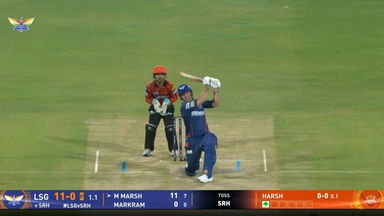 IPL 2025 M61: LSG vs SRH - Mitchell Marsh Six