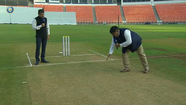 Ranji Trophy  2023/24, Gujarat vs Karnataka Day 1: Pitch report