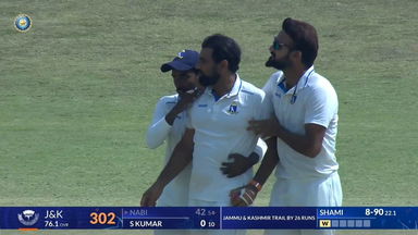 Ranji Trophy 2025-26 SF2, Bengal vs J & K, Day 3: Match Highlights