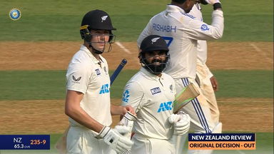 IND vs NZ 2024, 3rd Test: Ajaz Patel Wicket