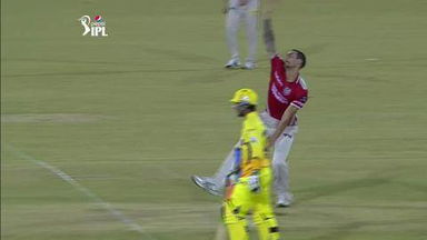 M29: KXIP vs CSK –  MS Dhoni Wicket