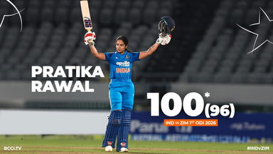 Pratika Rawal makes it count with glorious 100*(96)