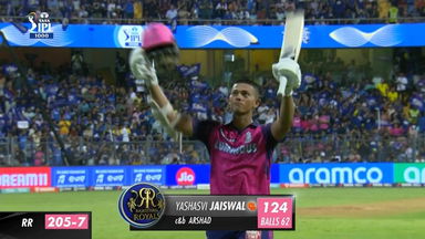 M42: MI vs RR – Yashasvi Jaiswal Wicket