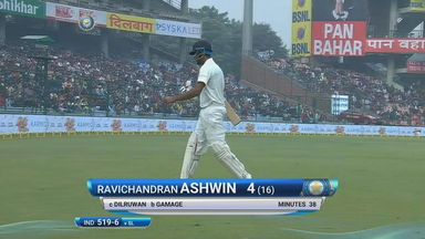 IND vs SL 2017, 3rd Test Day 2: R Ashwin Wicket