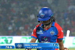 Wicket: Match 11, Delhi Capitals vs Royal Challengers Bengaluru, WPL 2026: Minnu Mani Wicket