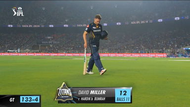 M05: GT vs MI – David Miller Wicket