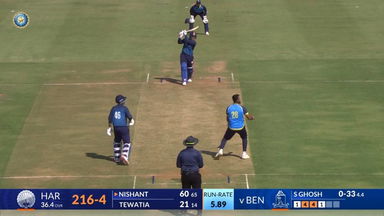 Vijay Hazare Trophy 2025 PQF1, Haryana vs Bengal: Match Highlights