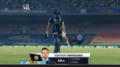 M24: RR vs GT – Abhinav Manohar Wicket