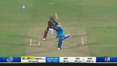 IND vs WI 2018, 1st ODI: Virat Kohli Six