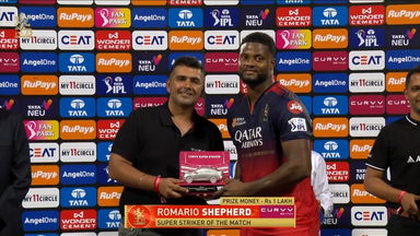 IPL 2025 M52: RCB vs CSK - Curvv Super Striker of the Match - Romario Shepherd