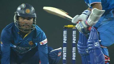 2ND T20I: IND vs SL – Ajinkya Rahane Wicket