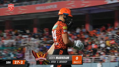 M23: PBKS vs SRH – Aiden Markram Wicket