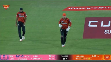 IPL 2025 M02: SRH vs RR - Sanju Samson Wicket