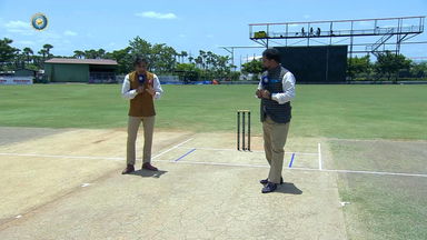 Prof D B Deodhar Trophy 2023-24,  Central Zone v West Zone:  Pitch report