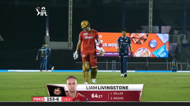 M16: PBKS vs GT – Liam Livingstone Wicket
