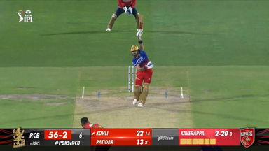 M58: PBKS vs RCB  – Virat Kohli Six