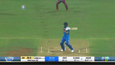 IND vs WI 2019, 3rd T20I: KL Rahul Six