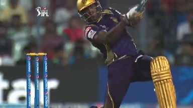 M5: KKR vs RCB – Andre Russell  Six