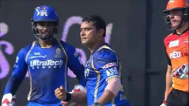 M41: RR vs SRH – Fall Of Wickets
