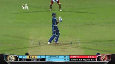 M16: PBKS vs GT – Shubman Gill Six