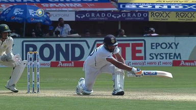 IND vs SA 2019, 1st Test, Day 1: Rohit Sharma Six