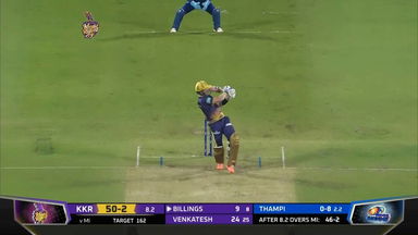 M14: KKR vs MI – Sam Billings Six