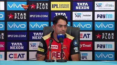 M07: SRH vs MI – Press Conference – Rashid Khan