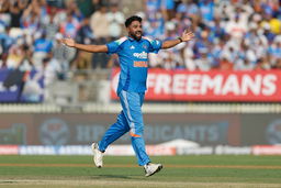 Slower one does the trick! Siraj outfoxes Young