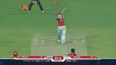 M19: SRH vs KXIP – Mohit Sharma Six