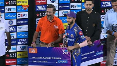 M07: SRH vs MI – fbb Stylish player of the match – Mayank Markande