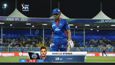 Q2: KKR vs DC – Marcus Stoinis Wicket
