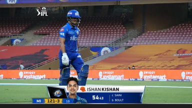 M09: MI vs RR – Ishan Kishan Wicket