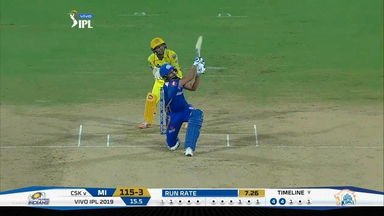 M44: CSK vs MI – Rohit Sharma Six
