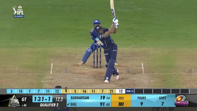 Q2: GT vs MI – Shubman Gill Six