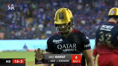 M54: MI vs RCB – Anuj Rawat Wicket