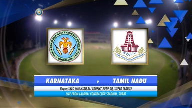 Syed Mushtaq Ali Trophy 2019-20, KAR vs TN: Match Highlights