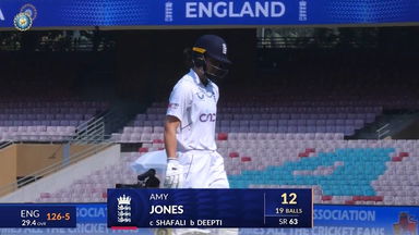 IND-W vs ENG-W 2023, 1st Test: Amy Jones Wicket