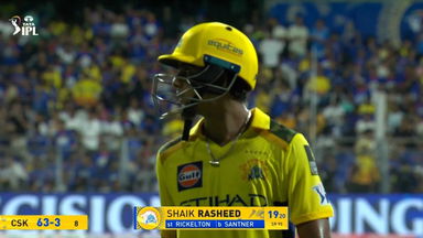 IPL 2025 M38: MI vs CSK - Shaik Rasheed Wicket