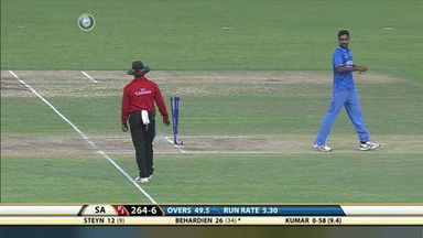 3RD ODI: IND vs SA – Dale Steyn Wicket