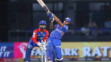 Tilak Varma's fighting 63(32)