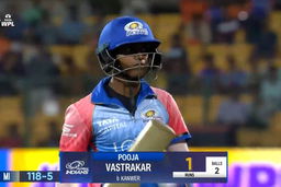 M03 - GG vs MI: Pooja Vastrakar Wicket
