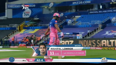 M20: MI vs RR – Mahipal Lomror Wicket